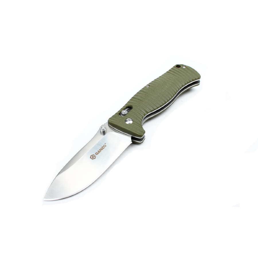 Ніж складаний туристичний Ganzo G720 440C / G10 зелений