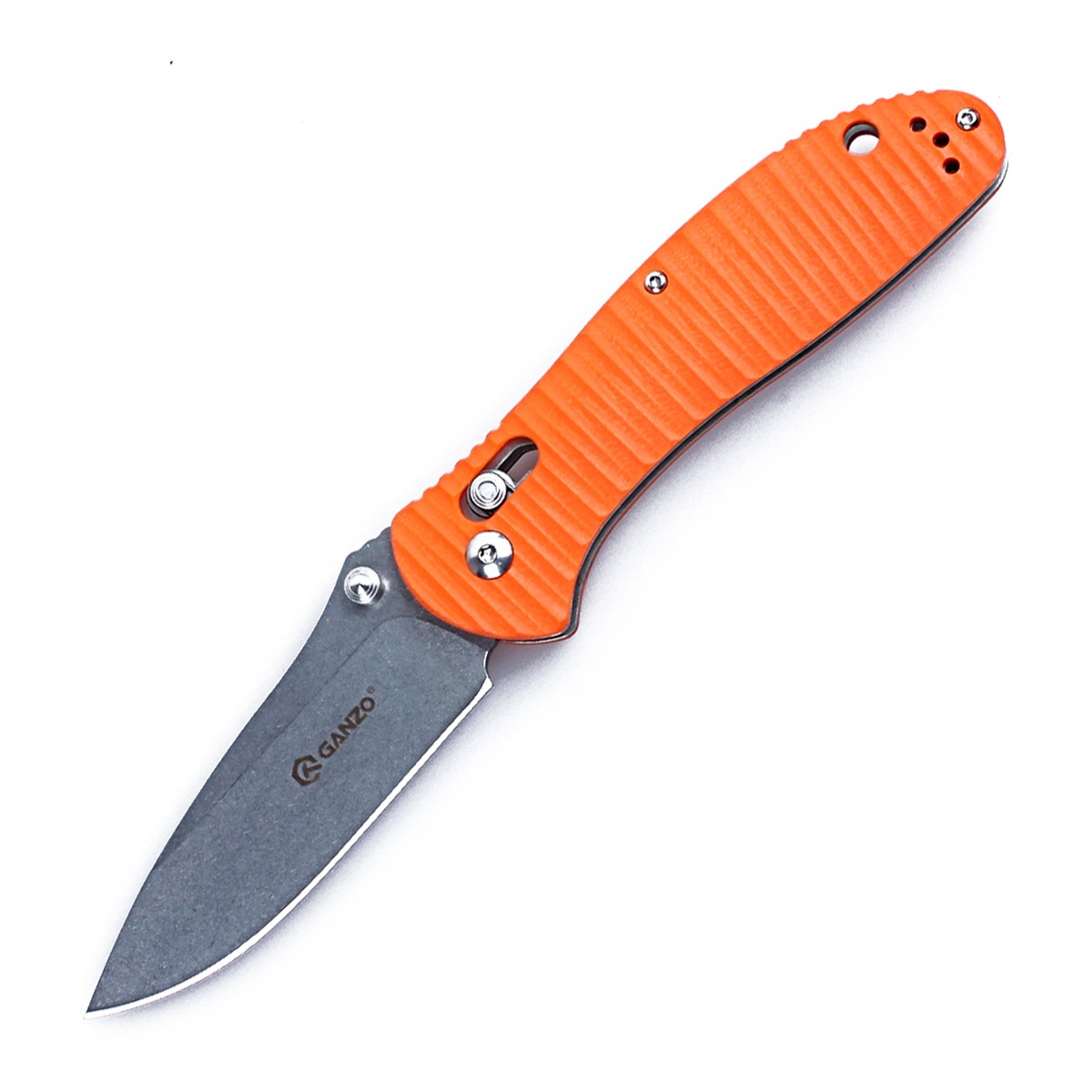 Ніж складаний туристичний Ganzo G7392P (8.7 см) 440C / G10 помаранчевий