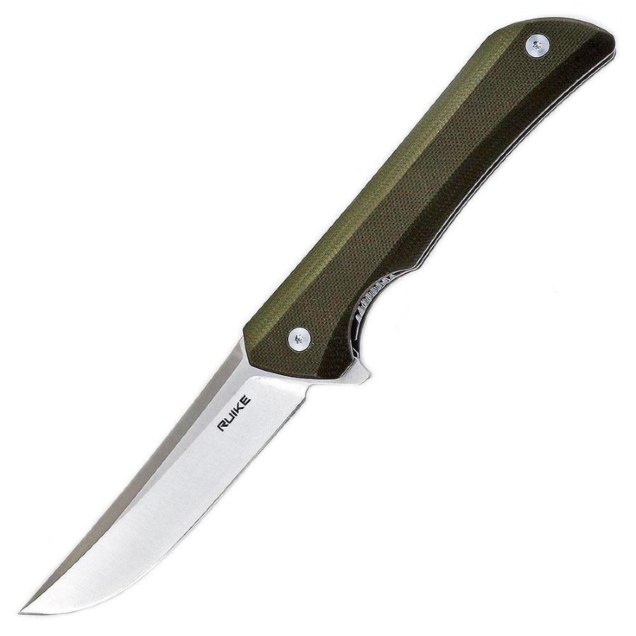 Ніж складаний туристичний Ruike Hussar P121-G, 14C28N / G10 зелений