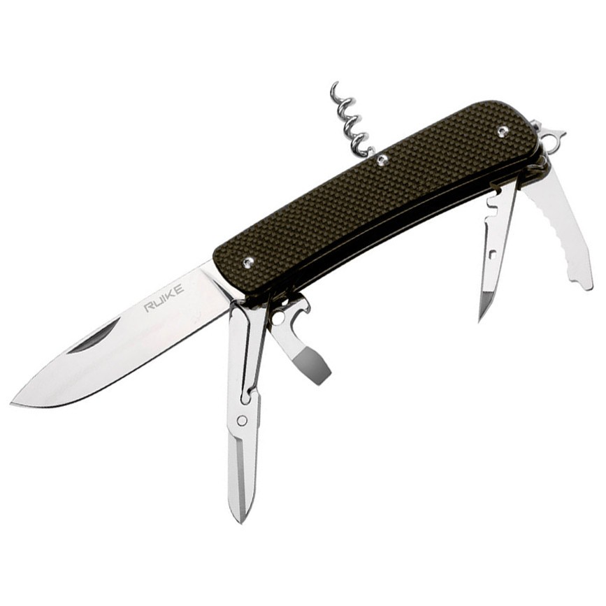 Багатофункціональний ніж Ruike Criterion L31, 12C27 / G10 коричневий, інстр