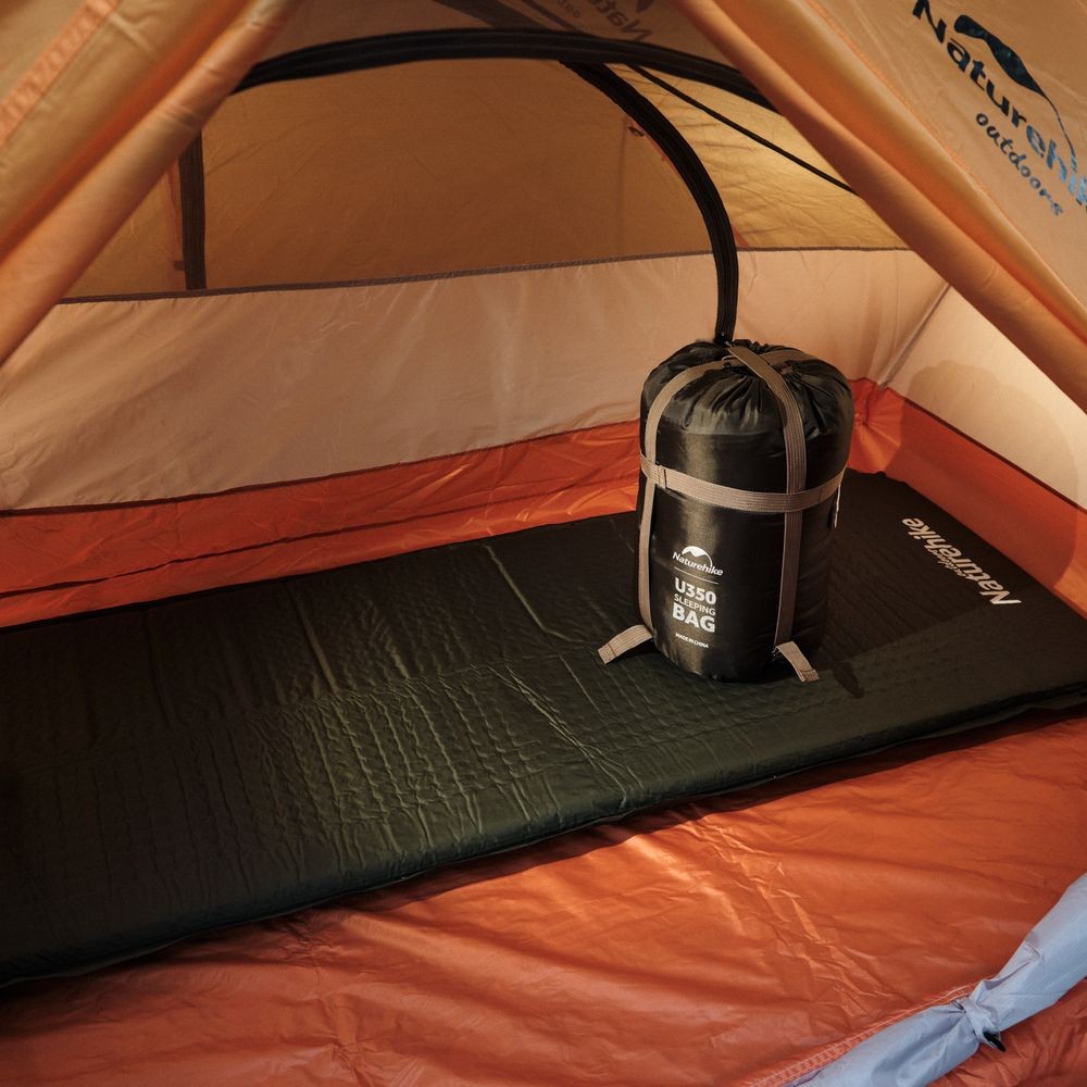 Спальник з капюшоном Naturehike U350 NH20MSD07, , правий, коричневий