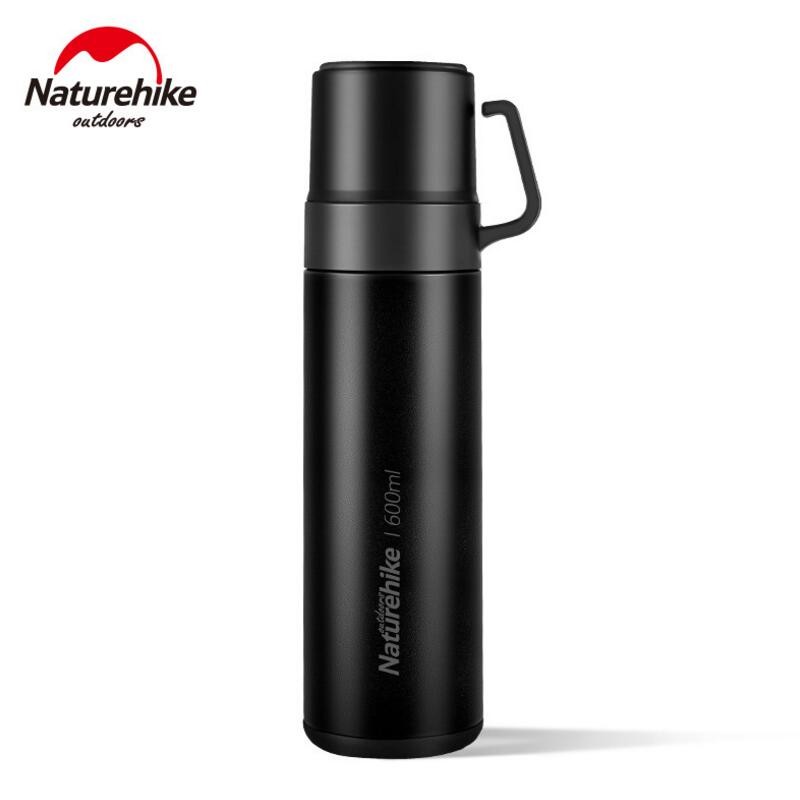 Термос Naturehike NH17S020-B, сталь, , чорний