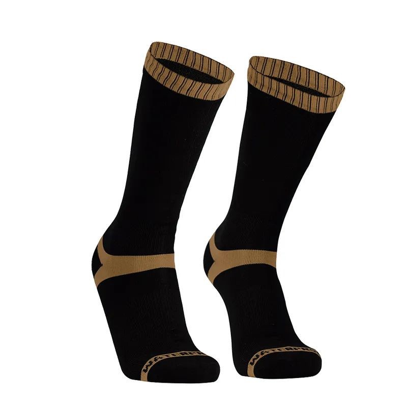 Шкарпетки водонепроникні Dexshell Hytherm Pro Socks, розмір S , чорні з коричневою смугою