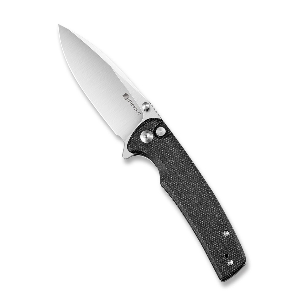 Ніж складаний туристичний Sencut Sachse, 9Cr18MoV / Micarta чорний
