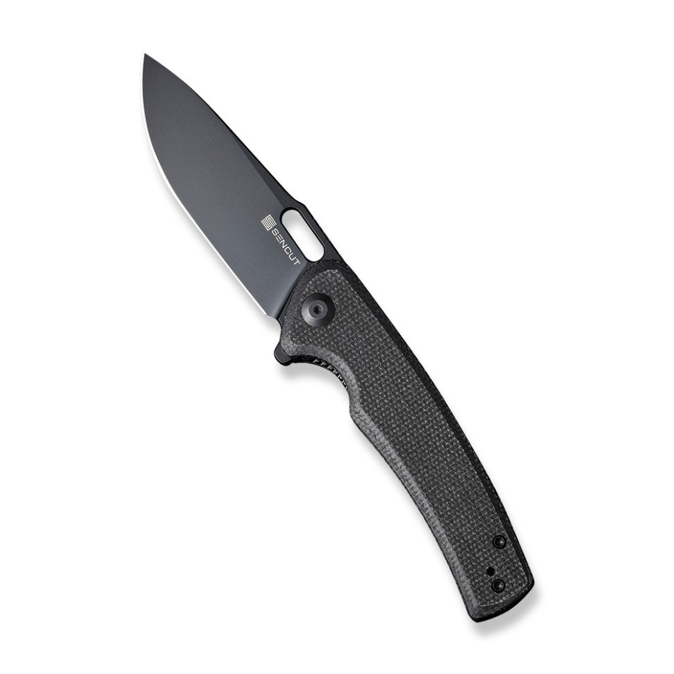 Ніж складаний туристичний Sencut Vesperon, (8.5 см) 9Cr18MoV / Micarta чорний