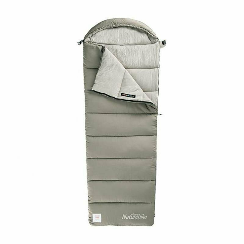 Спальник з капюшоном Naturehike M400 NH20MSD02, , правий, зелений