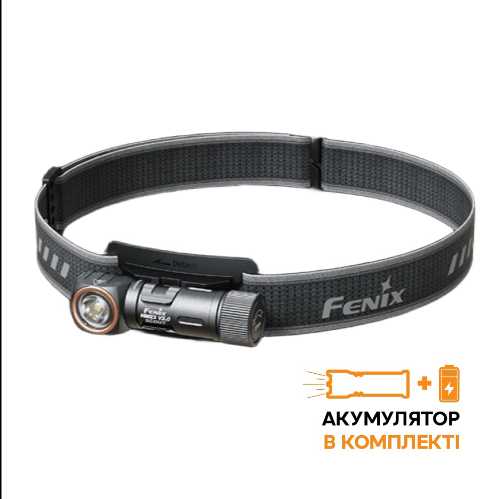 Ліхтар налобний тактичний з червоним світлом Fenix Scout (HM23 V2.0) | Лімітована серія