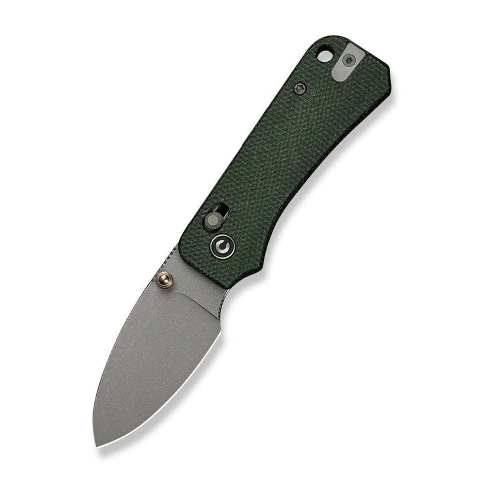 Ніж складаний кишеньковий Civivi Baby Banter , Nitro-V / Micarta темно-зелений