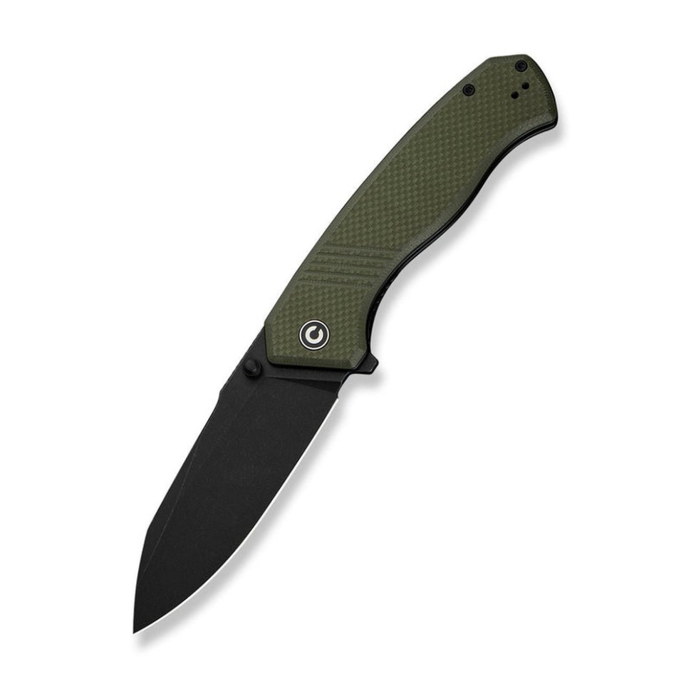 Ніж складаний туристичний Civivi Placoid, 14C28N / G10 темно-зелений