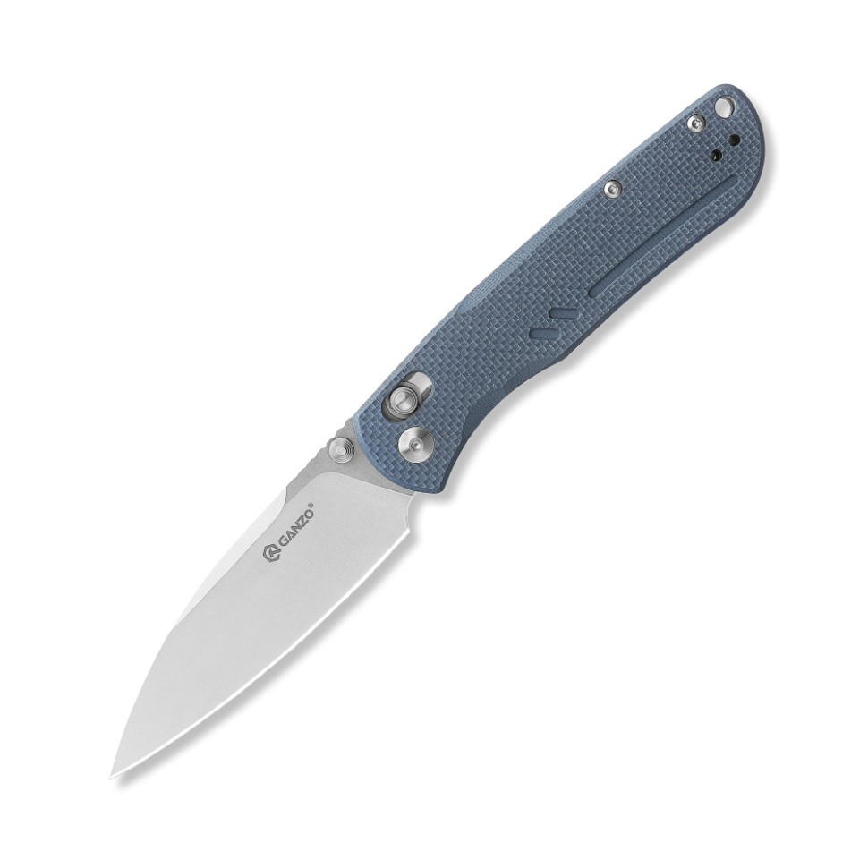 Ніж складаний туристичний Ganzo G771 D2 / G10 сірий