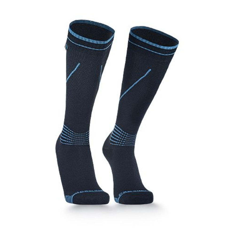 Водонепроникні шкарпетки Dexshell Longlite Socks , блакитні полоски, розмір XL
