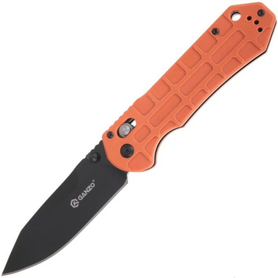 Ніж складаний туристичний Ganzo G7453P (9 см) 440С / G10 помаранчевий