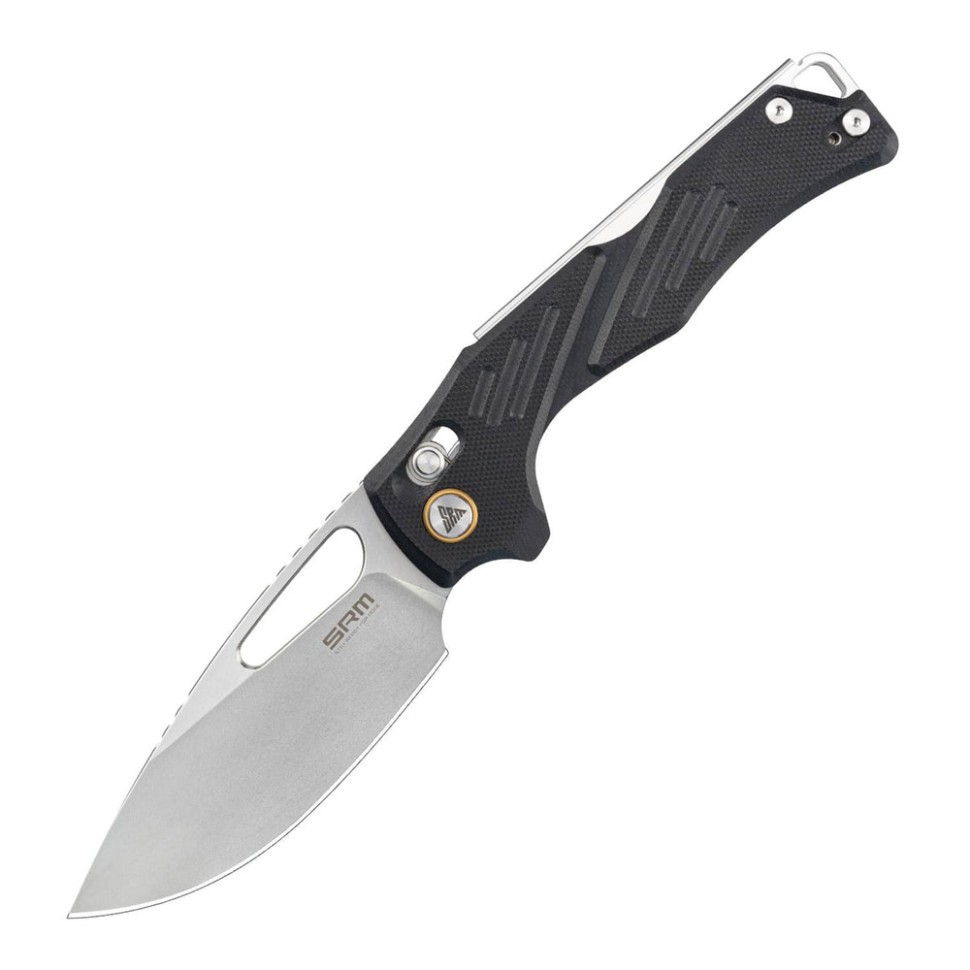 Ніж складаний туристичний SRM Mirage 239X-GB (9.2 см) 14C28N / G10 чорний