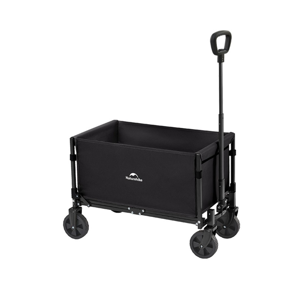 Складаний легкий кемпінговий візочок Naturehike CNK2350JJ012, 50 л, чорний