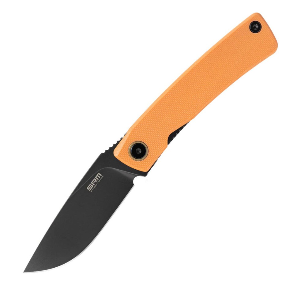 Ніж складаний кишеньковий SRM Air 105M-GJ, (7.5 см) 14C28N / G10 помаранчевий