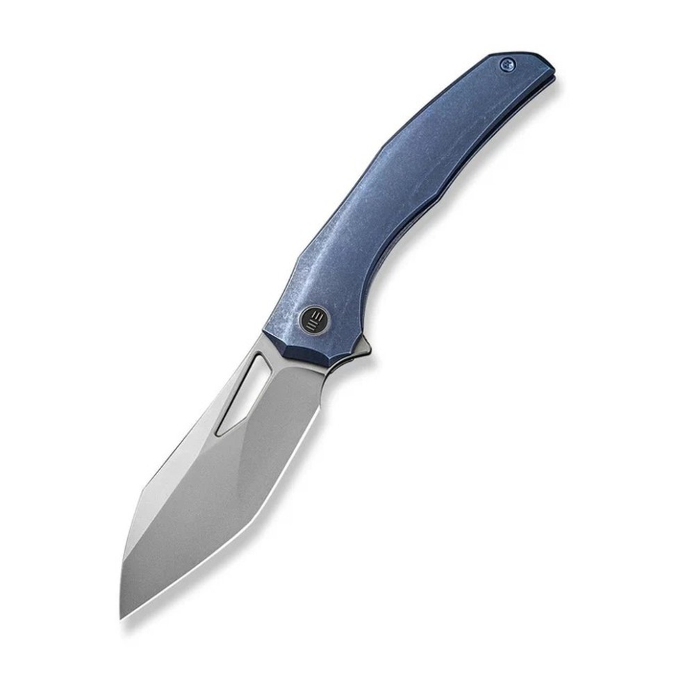 Ніж складаний туристичний WE Knife Ignio Mystery Box, CPM 20CV / 6AL4V Titanium синій