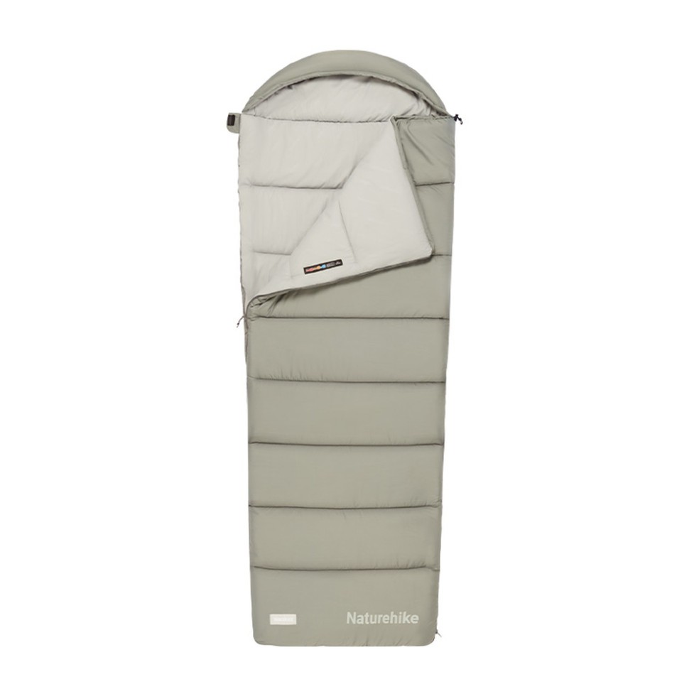 Спальний мішок з капюшоном Naturehike MS300 CNK2350WS023 правий, зелений