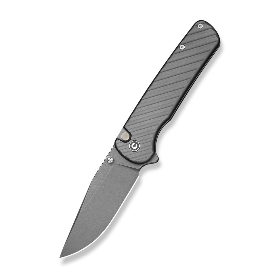 Ніж складаний туристичний Civivi Iron Tide 14C28N / Aluminum сірий