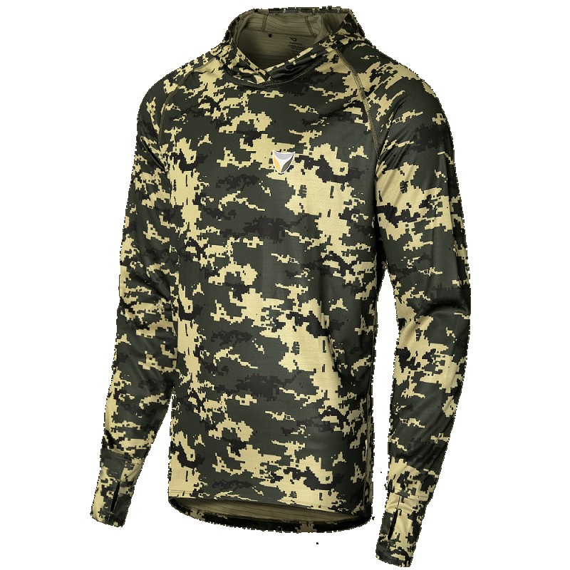 Лонгслів Hood CoolPass Antistatic UA DIGITAL WOODLAND (2337), S