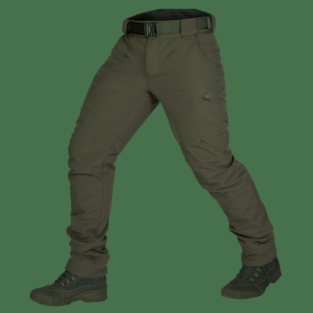 Зимові штани SoftShell Олива (6614), XXXL