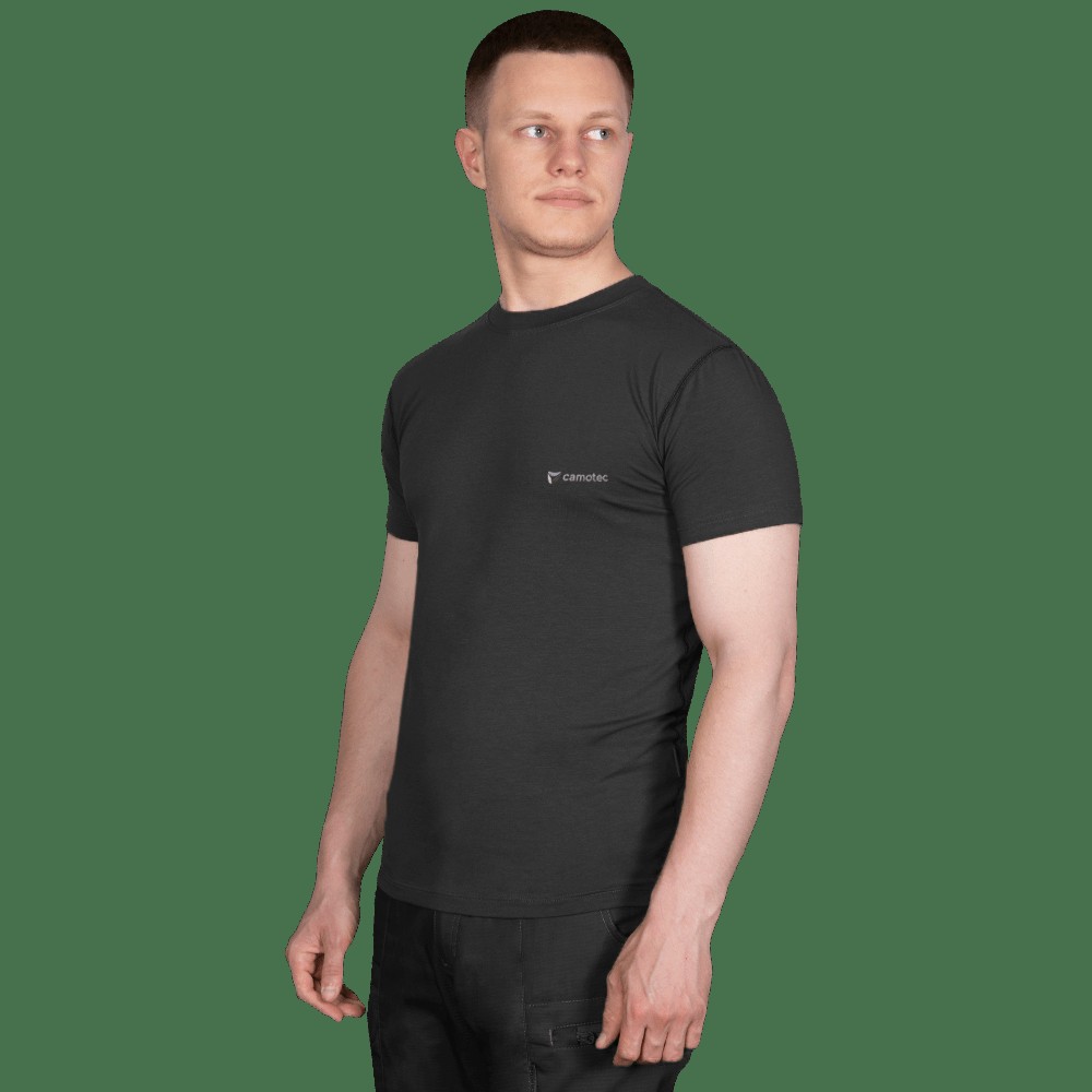 Футболка Modal Logo Чорна (7170), XXXL