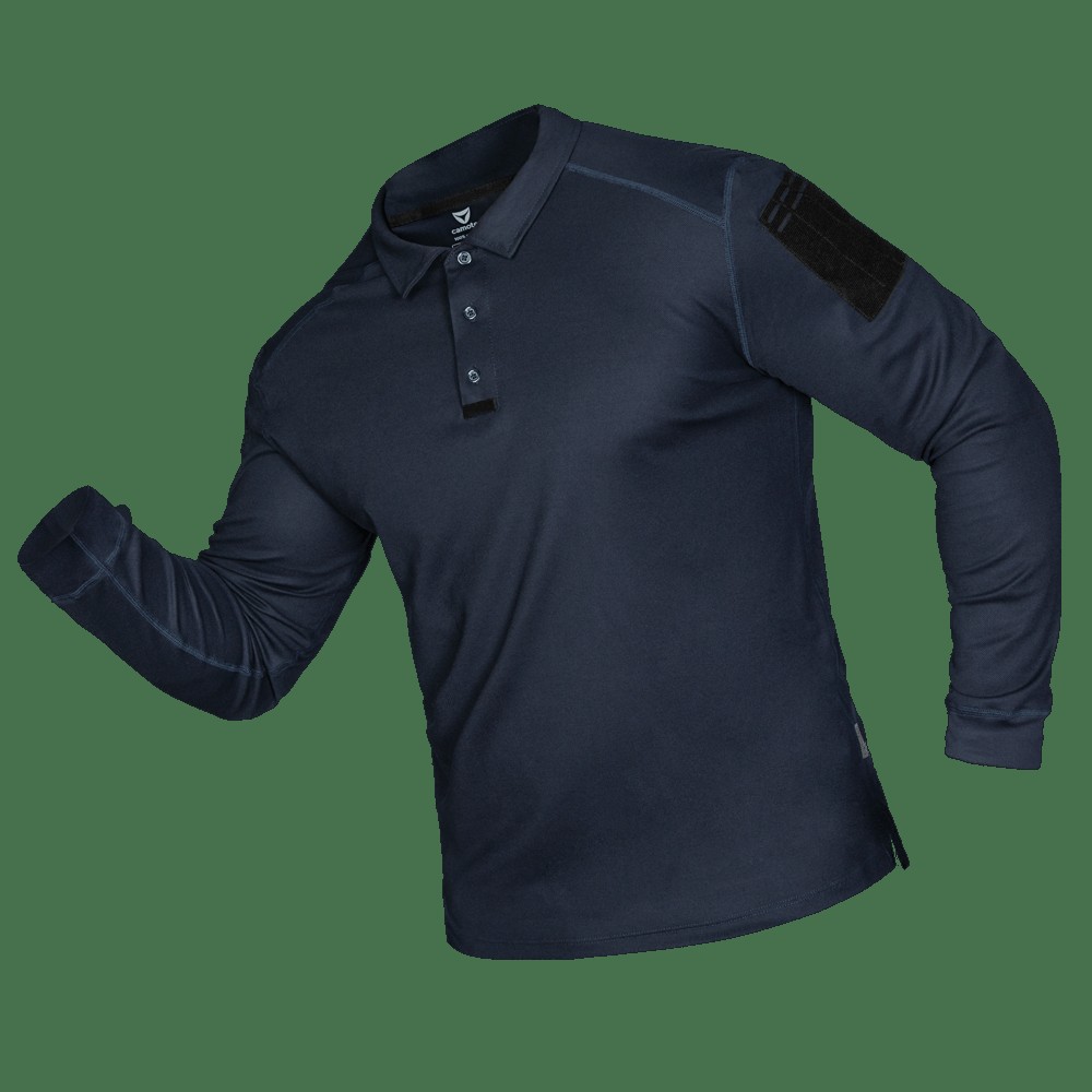 Поло Patrol Long LT CoolPass Pique Light Темно-синє  (7297), L