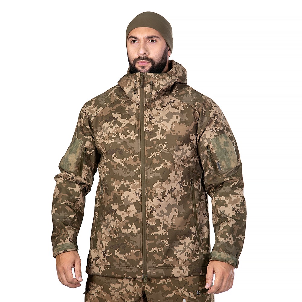 Куртка CM Stalker SoftShell Піксель (7379), M