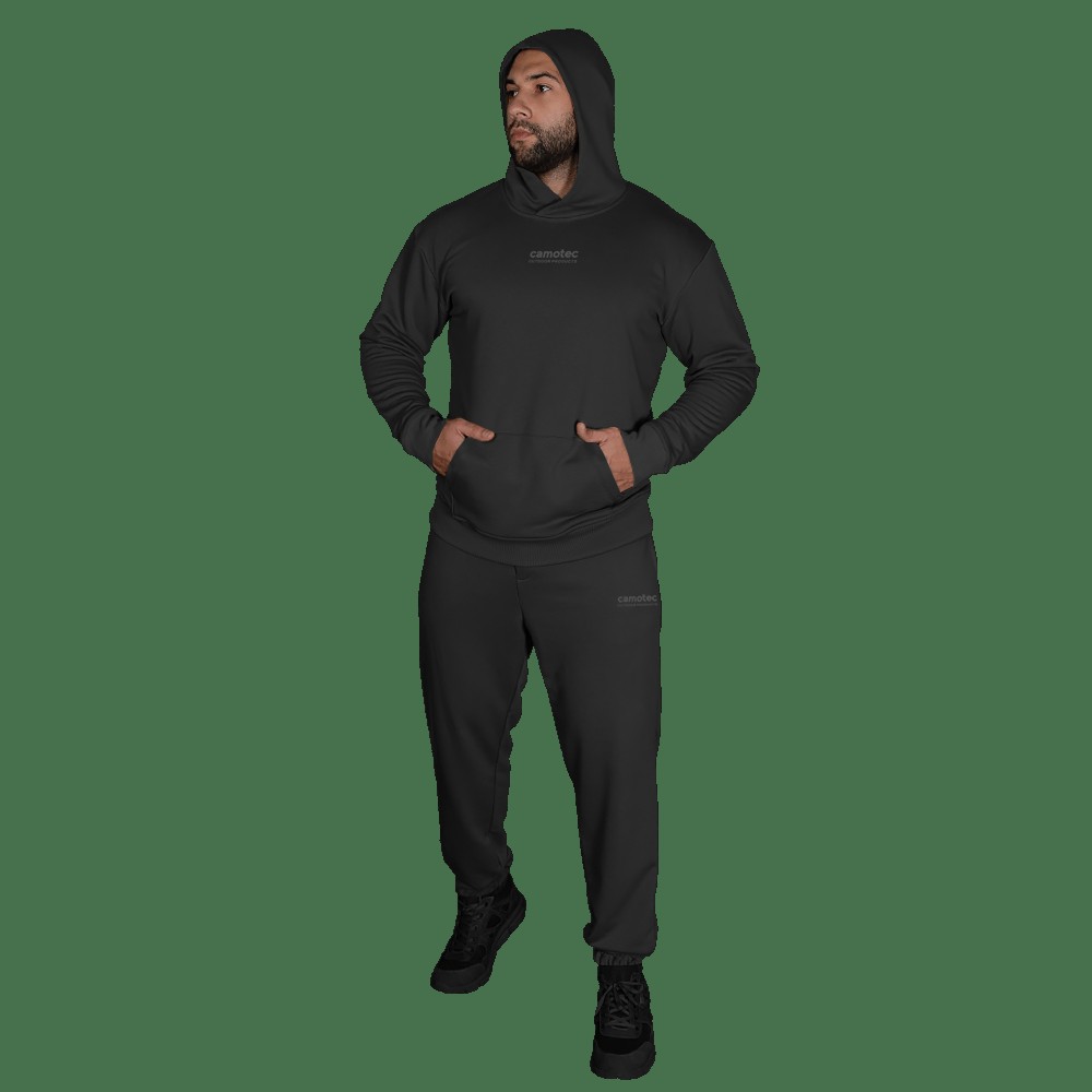 Спортивний костюм Basic Hood 2.0 Cotton Чорний (7435), XXXL