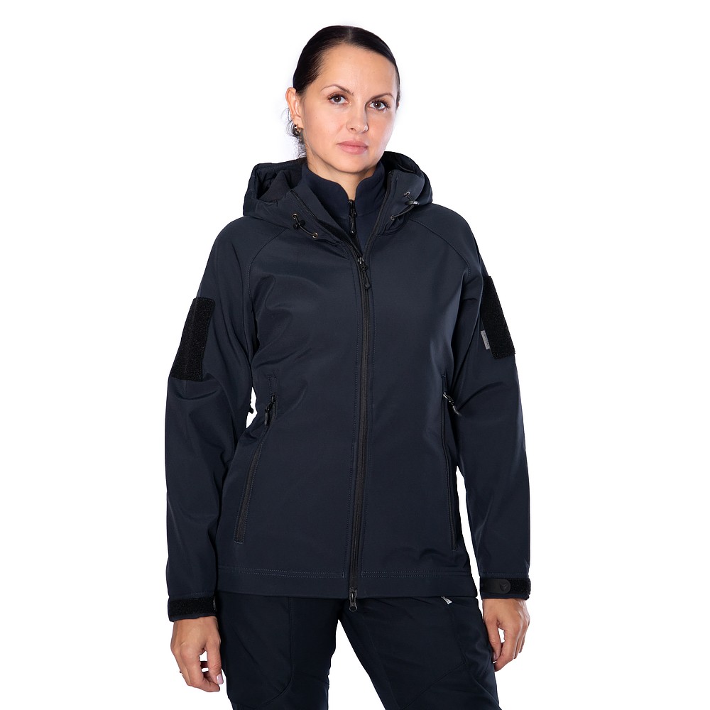 Жіноча куртка Stalker SoftShell Темно-синя (7443), M