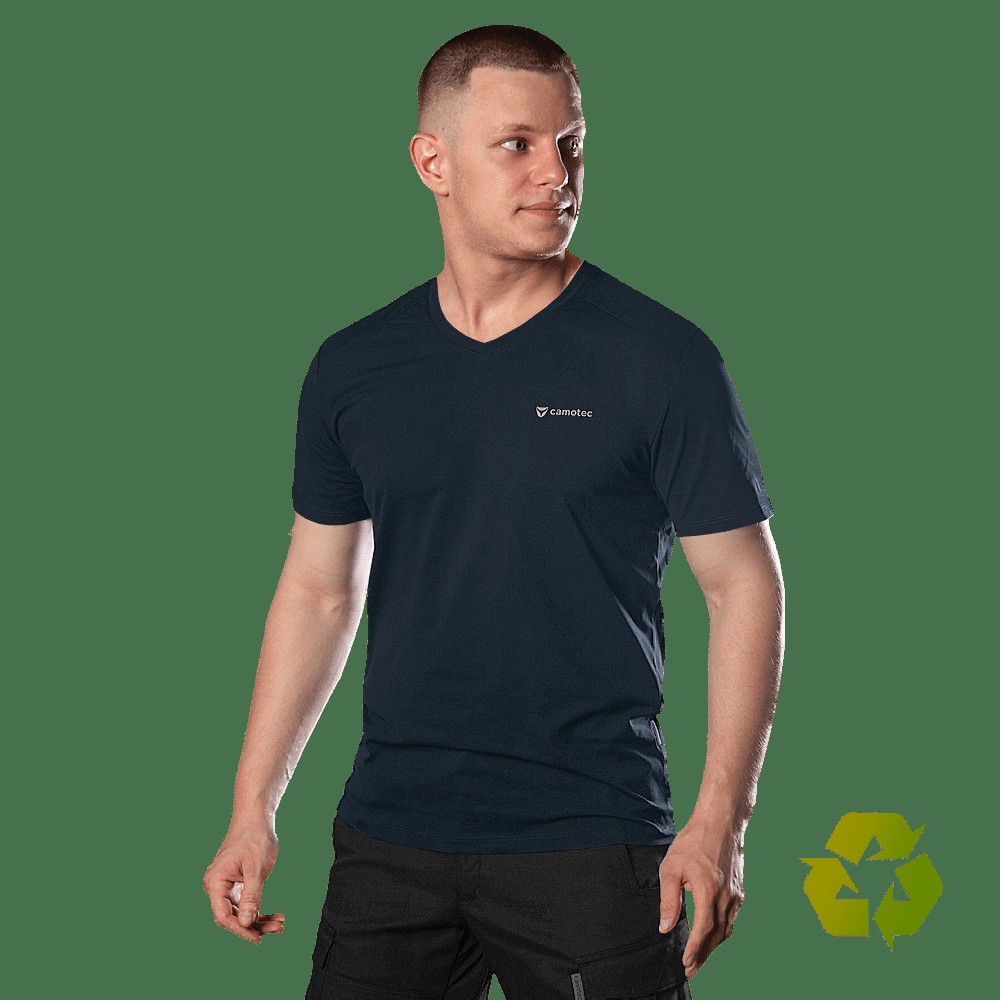 Футболка Totem V-neck Темно-синя (8282), XXL