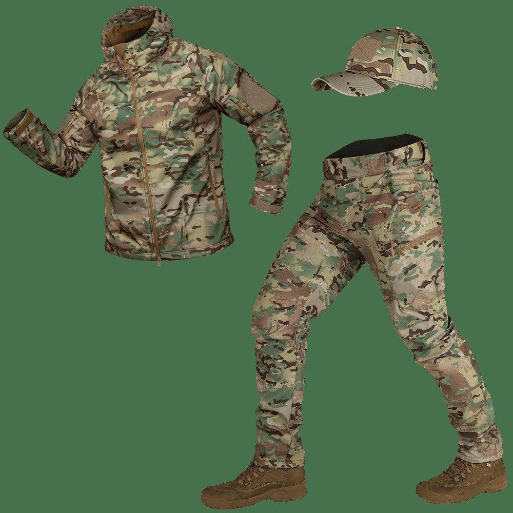 Комплект Softshell (Костюм+Бейсболка) Multicam (8358), XXXL