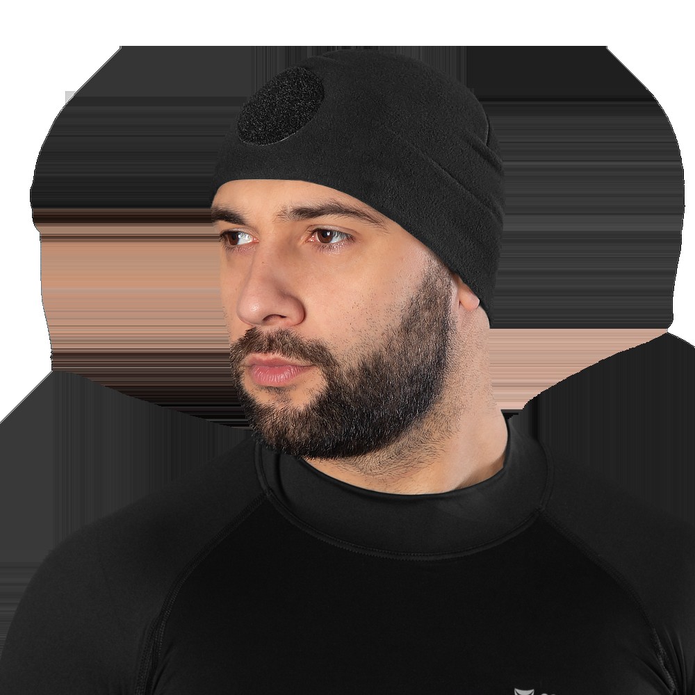 Шапка Beanie 3.0 Himatec 100 НПУ Чорна (8647), S