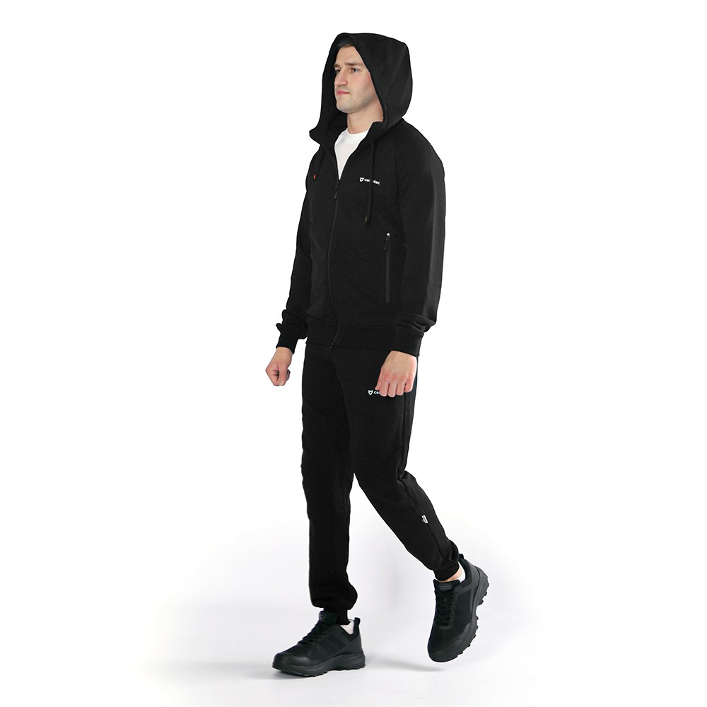 Спортивний костюм FitPro Zip Чорний (8540), L