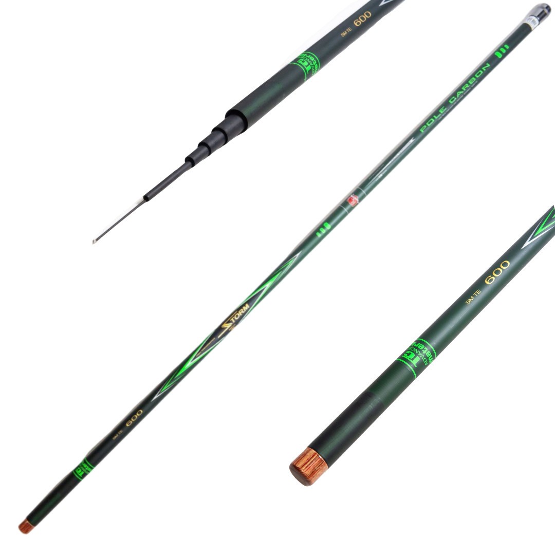 Вудка River Sport Storm без кілець 6м CARBON pole (GL9374)