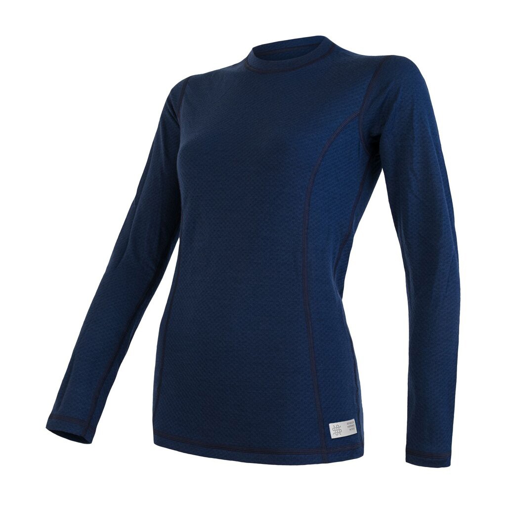 Термофутболка жіноча Sensor Merino DF LS deepblue 19200033, SW11M-deep-blue-M