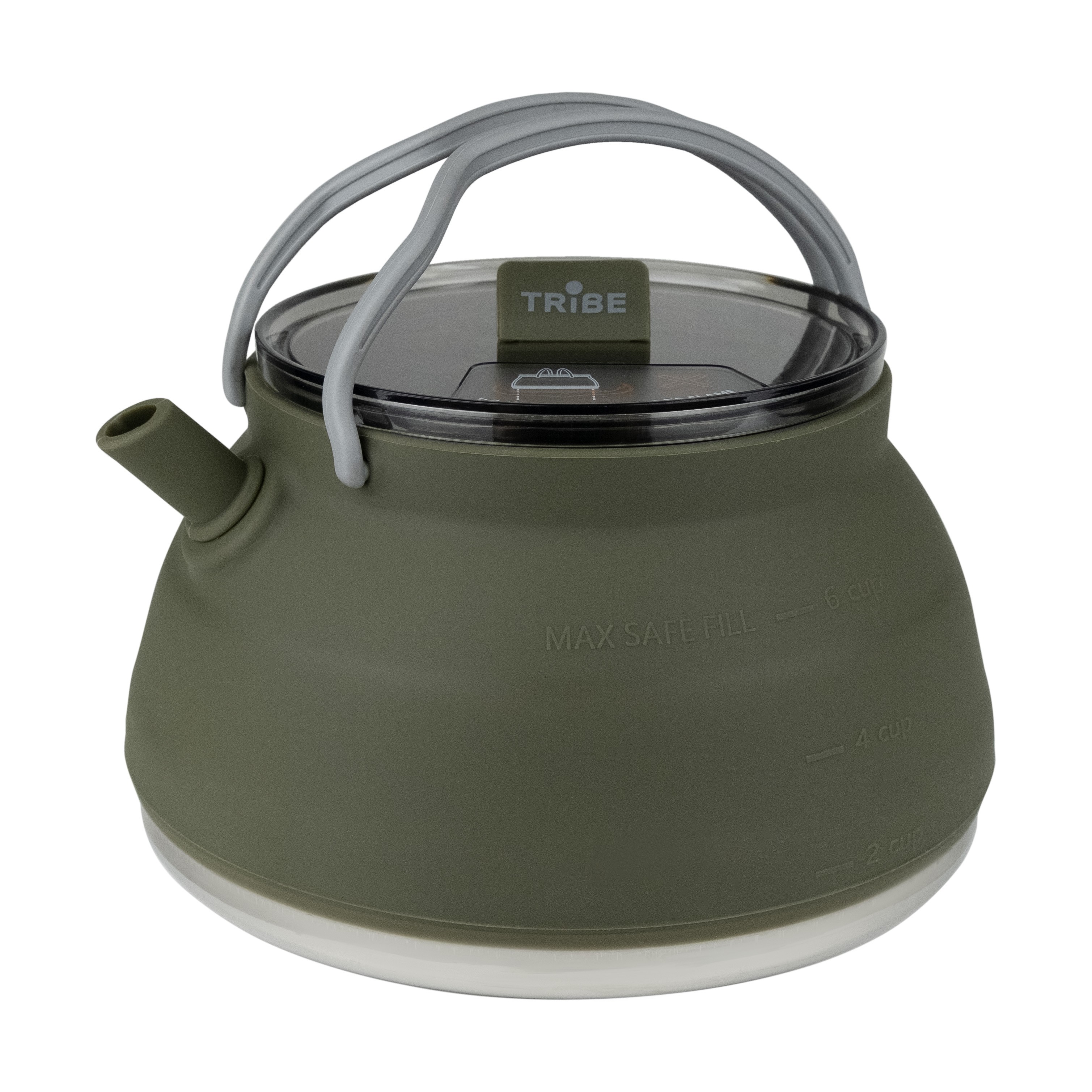 Чайник Tribe Collapsible Kettle силіконовий T-FF- , olive