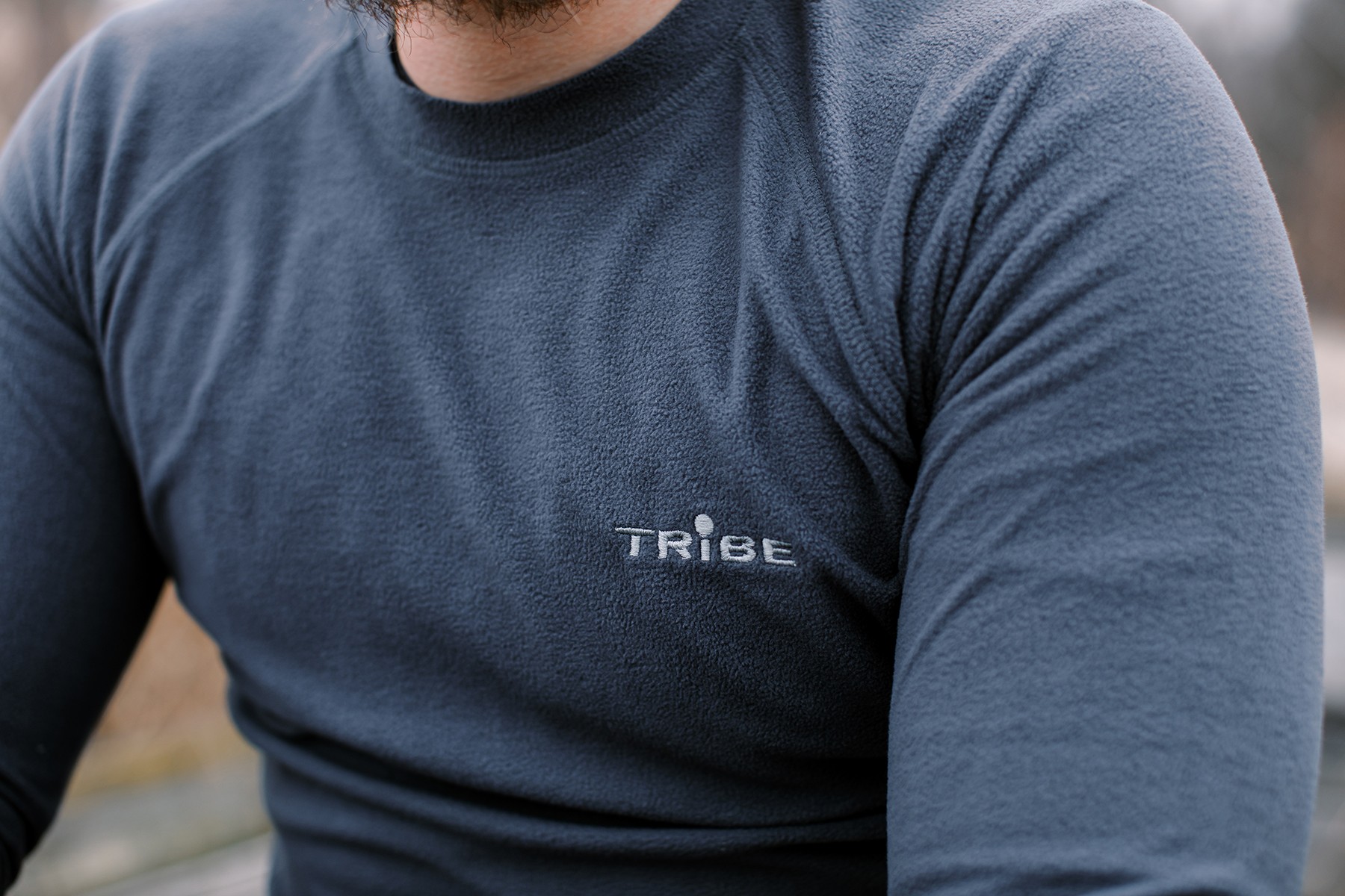 Термобілизна чоловіча Tribe Microfleece (футболка+штани) T-KA-0015-grey, T-KA-0015-grey-L