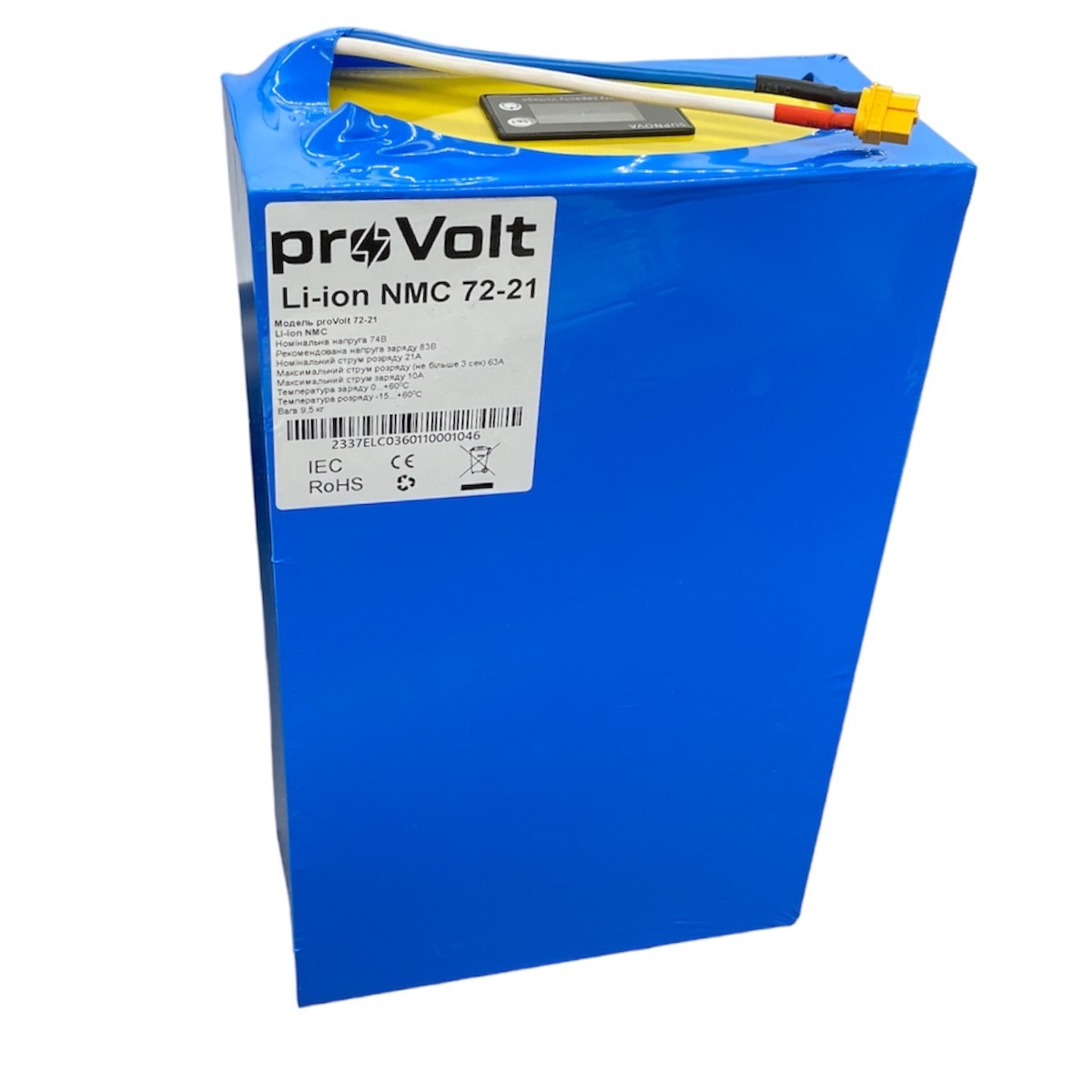 Акумуляторна батарея proVolt Li-NMC 72V-21AH