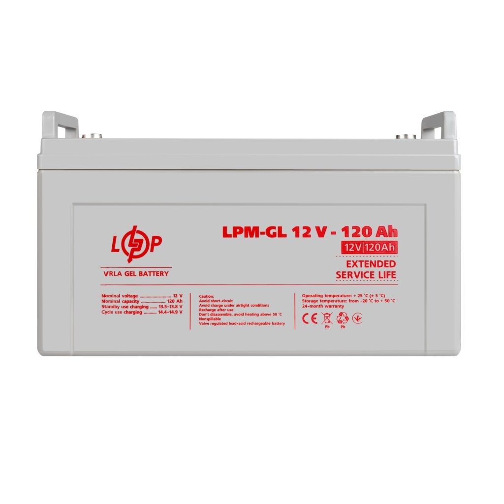 Гелевий акумулятор LOGICPOWER LPM-GL 12V-120Ah