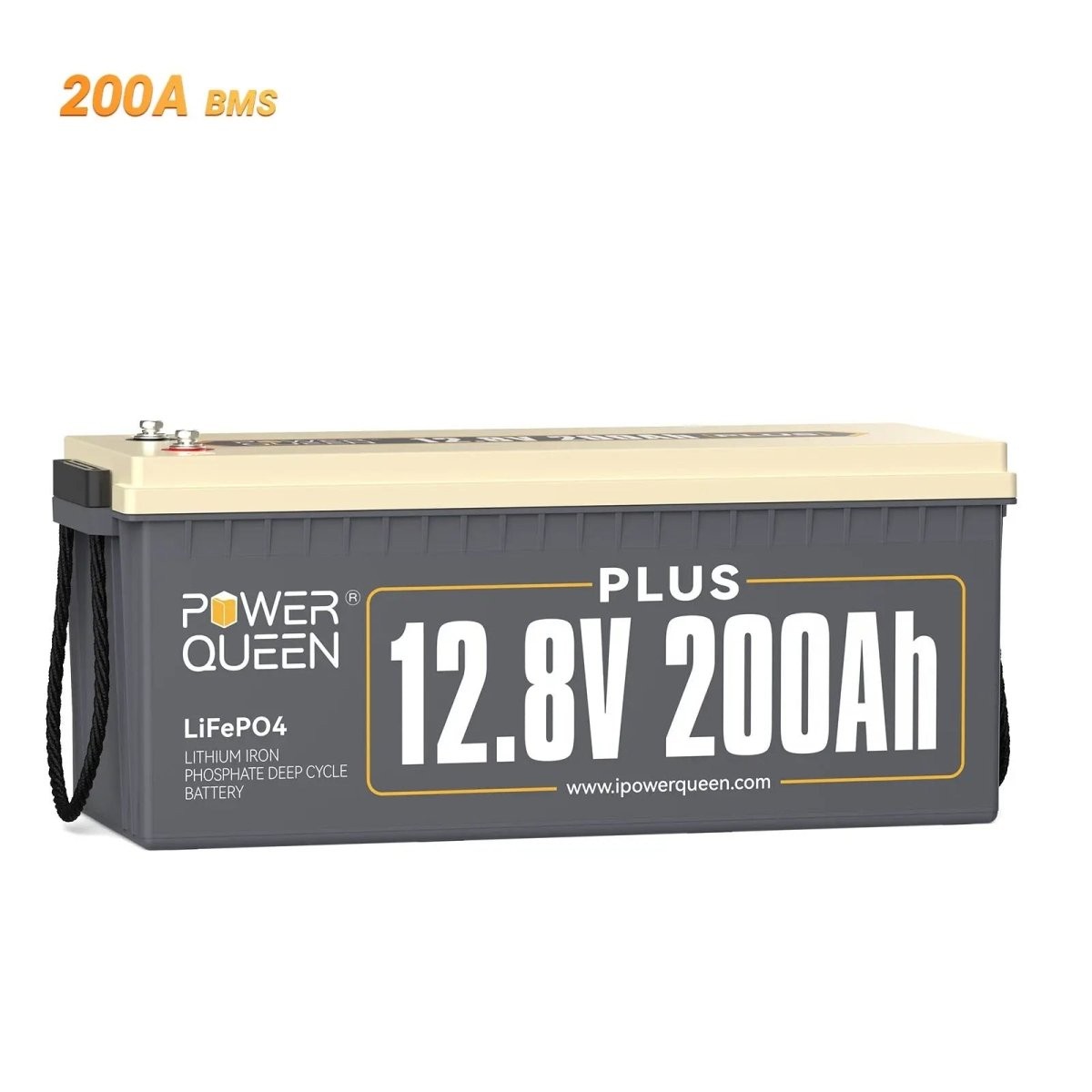 Літій-залізо-фосфатний акумулятор Power Queen 12V 200Ah PLUS Deep Cycle
