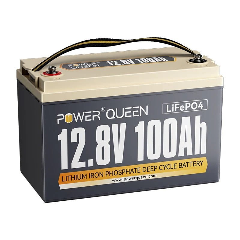 Літій-залізо-фосфатний акумулятор Power Queen 12V 100Ah Group 31 Deep Cycle