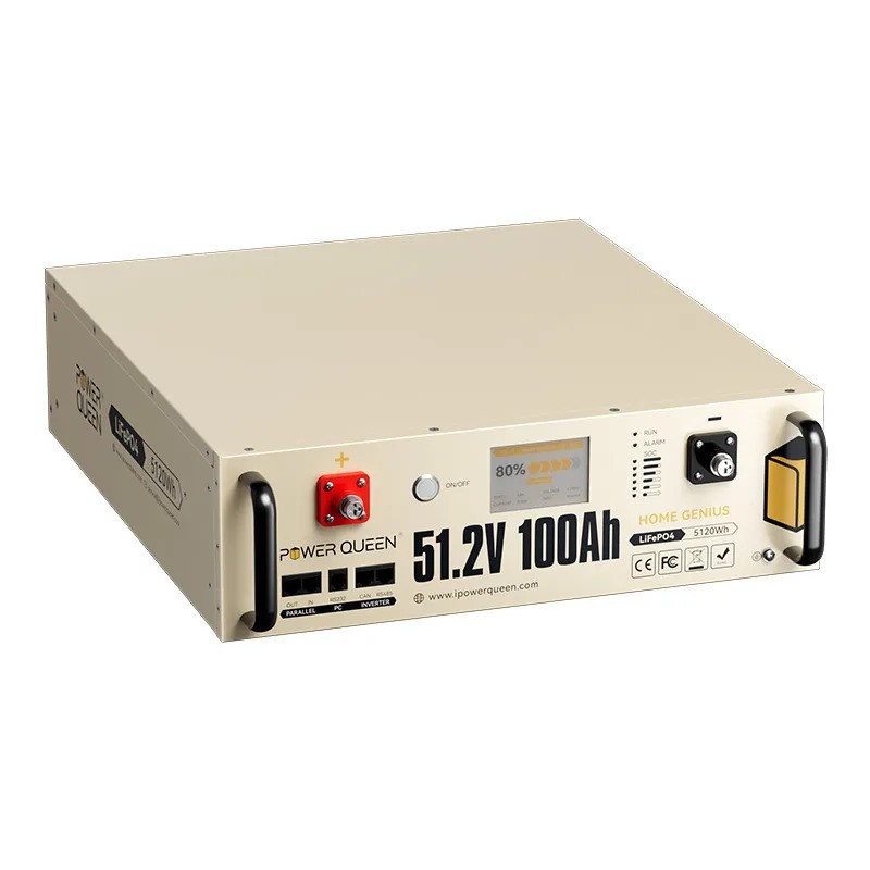 Літій-залізо-фосфатний акумулятор PowerQueen LiFePO4 51,2V 100Ah Smart 3HE