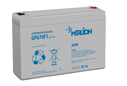 Аккумуляторная батарея Merlion GP670F1