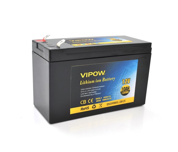 Акумуляторна батарея 	VIPOW VP-12100LI 12V 10Ah BMS