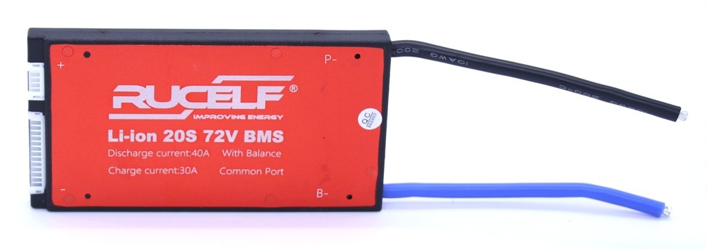 BMS контролер RUCELF BMS RC Li-ion 72V 20S Dis 40A Ch 30 A