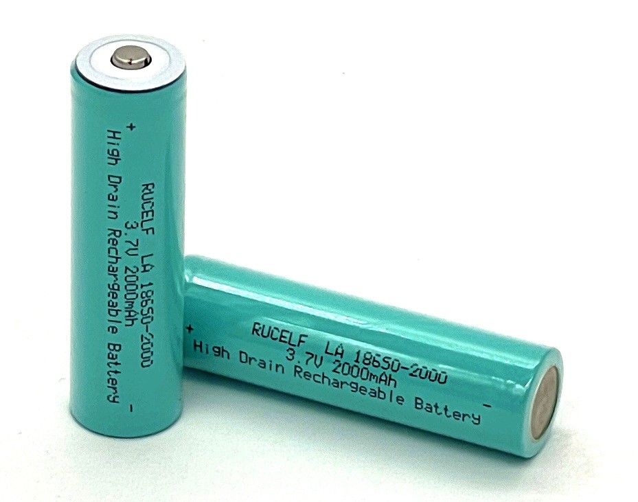 Акумуляторна батарея RUCELF LA 18650 2000mAh 3.7V TipTop