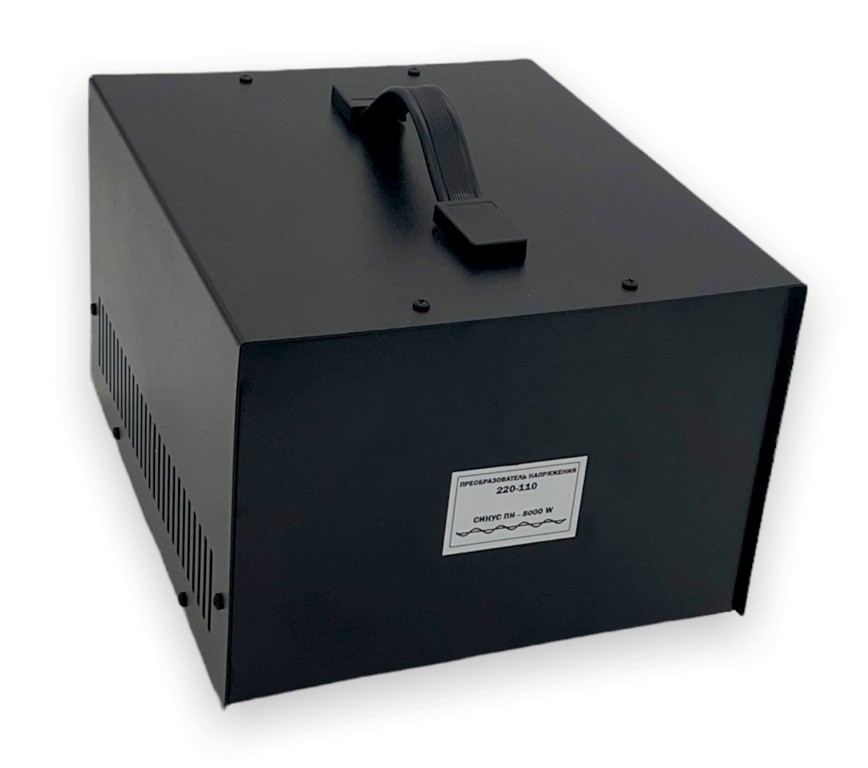 Знижувальний трансформатор 220V-110V СИНУС ПНМ-5000