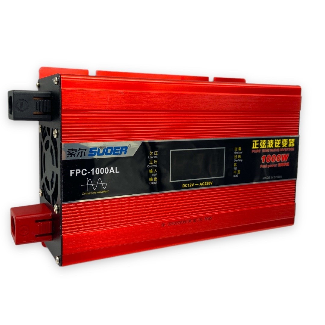 Інвертор 12-220В SUOER FPC-1000AL