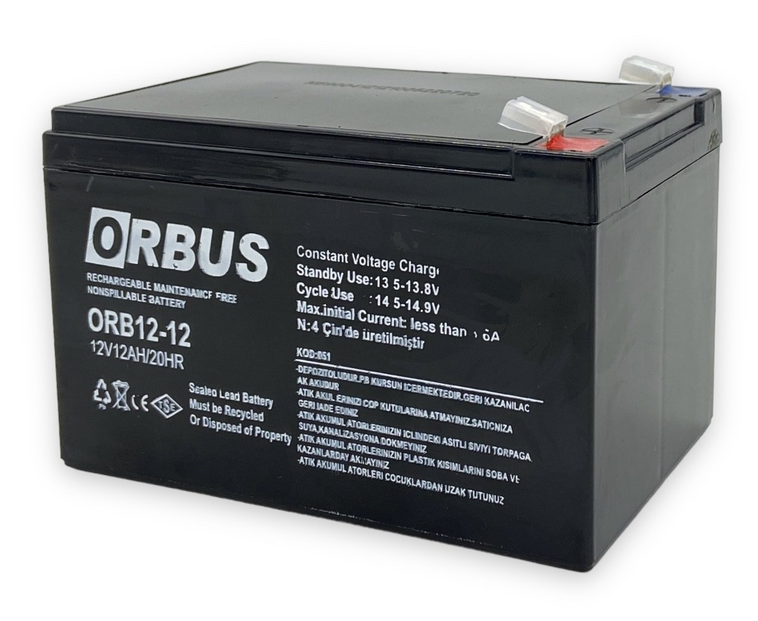 Акумуляторна батарея ORBUS ORB12120 12V 12AH